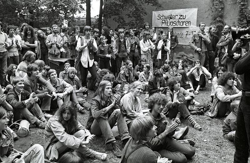 Fotografie 'Friedenswerkstatt 1982' Fotografie 'Friedenswerkstatt 1982'