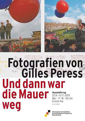 Ausstellungsplakat Und dann war die Mauer weg Plakat zur Ausstellung Und dann war die Mauer weg